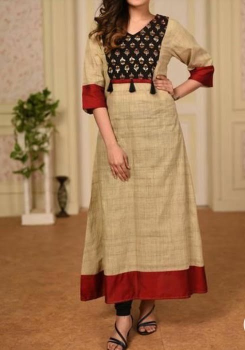 Orchid Reyon Khadi Kurti With Cigar Pant Collection By Tips And Tops