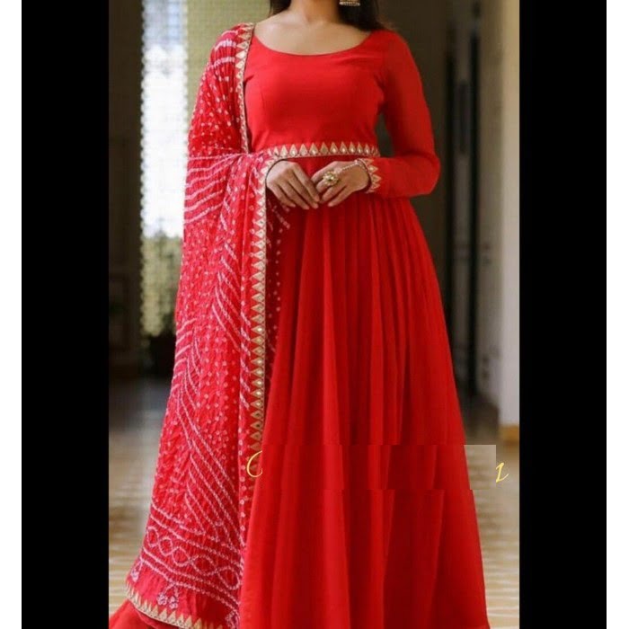 New Party Wear Look Gown & Dupatta Set at Rs.1099/Piece in surat offer by  kala boutique creation